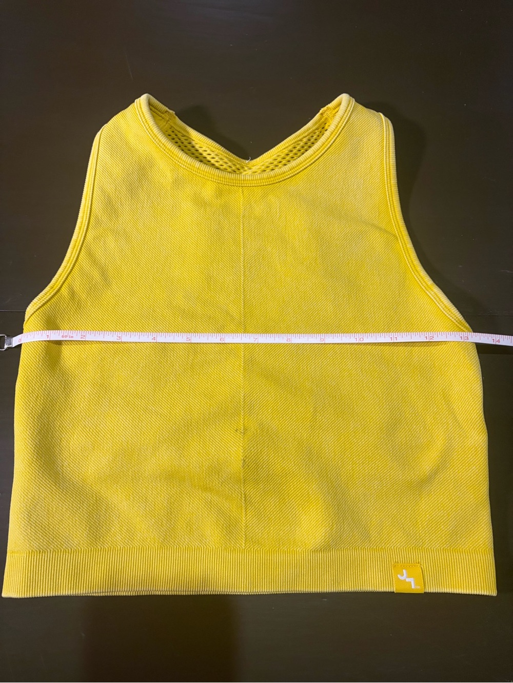 JoyLab Sunny Yellow Women's Cropped Tank Top. - Picture 5 of 7